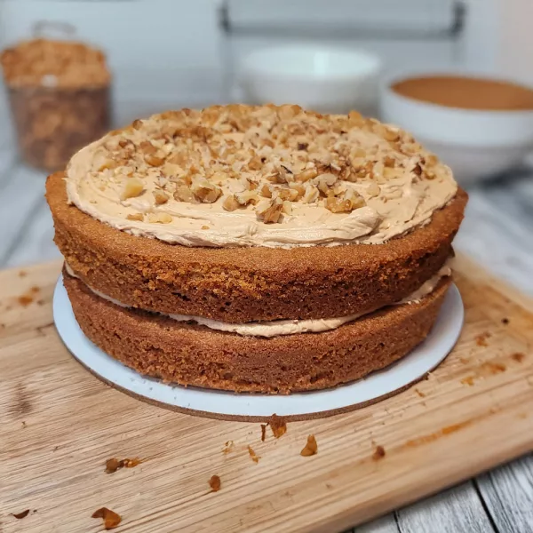 Coffee Cake with buttercream