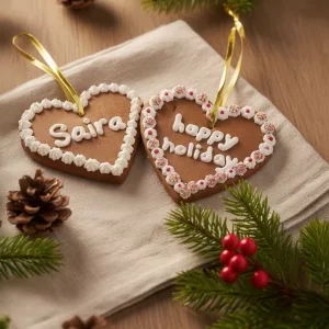 Gingerbread Heart, personalised